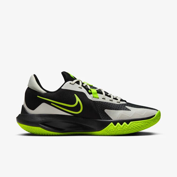 Nike Precision 6 DD9535-009 Кроссовки мужские черные Volt Herringbone баскетбольные — фото 3
