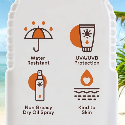 Солнцезащитный спрей SPF 15 Non-Greasy Dry Oil для загара Medium Protection Water Resistant 100ml — фото 3