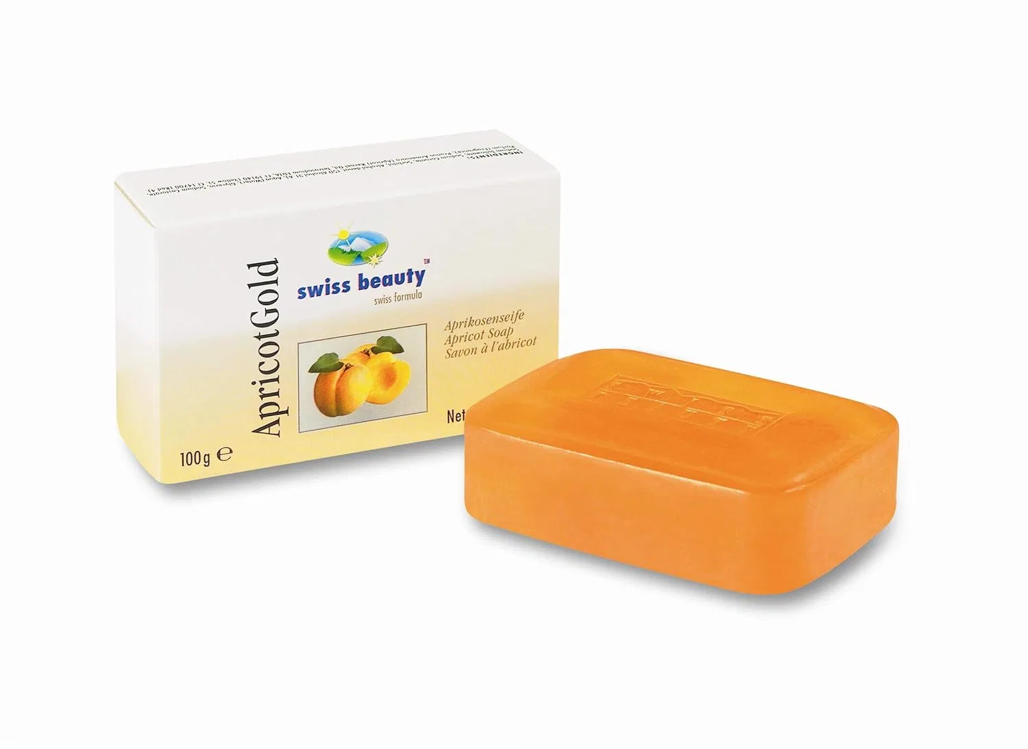 Мыло Apricot Gold, 100 г, для частого мытья рук Selva