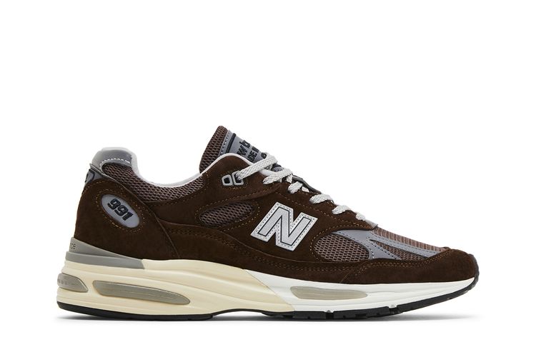 

Кроссовки 991v2 Made in England 'Pinecone', коричневый