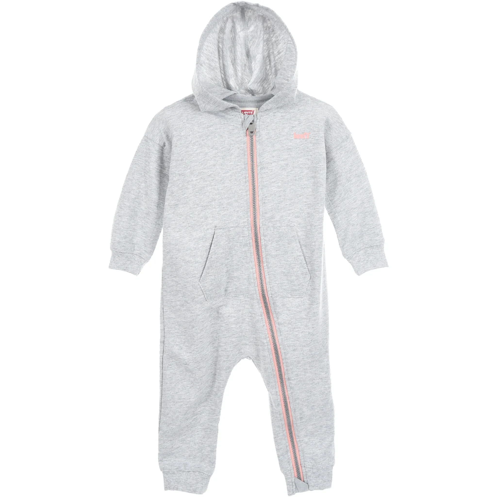 

Комбинезон Levi's Kids, с полной молнией, цвет gray heather