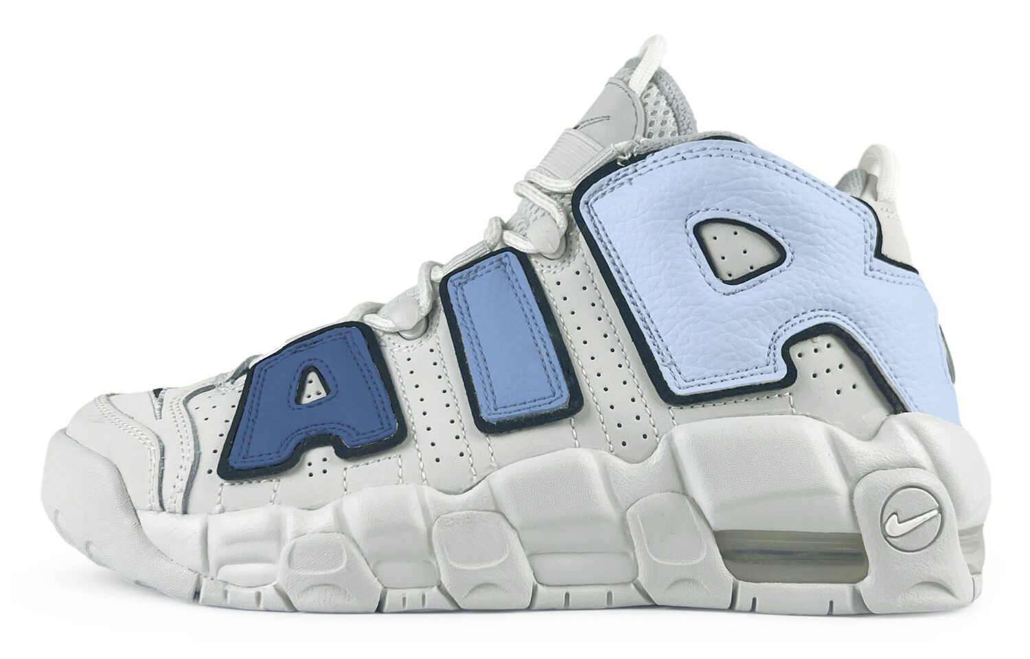 

Женские баскетбольные кроссовки Nike Air More Uptempo Vintage, Metallic Blue
