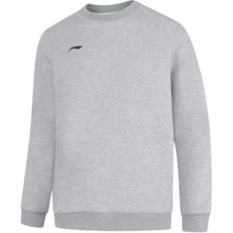 

Мужская толстовка LiNing, цвет серый меланж