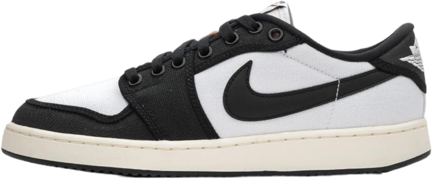 Мужские кроссовки Nike AJKO 1 Low Black/Varsity Red-Sail (DX4981 006) Jordan, белый/черный — фото 2