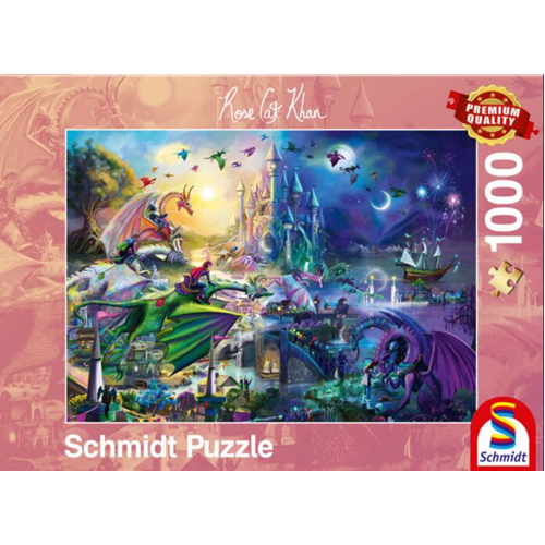 

Пазлы Rose Cat Khan: Nightly Dragon Competition (1000Pc)