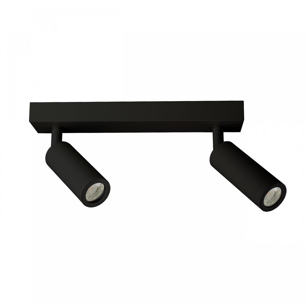 

Светодиодный потолочный светильник Spectrum Madara Slim 2x GU10 MR11 поворотный IP20 черный макс. 4 Вт круглый