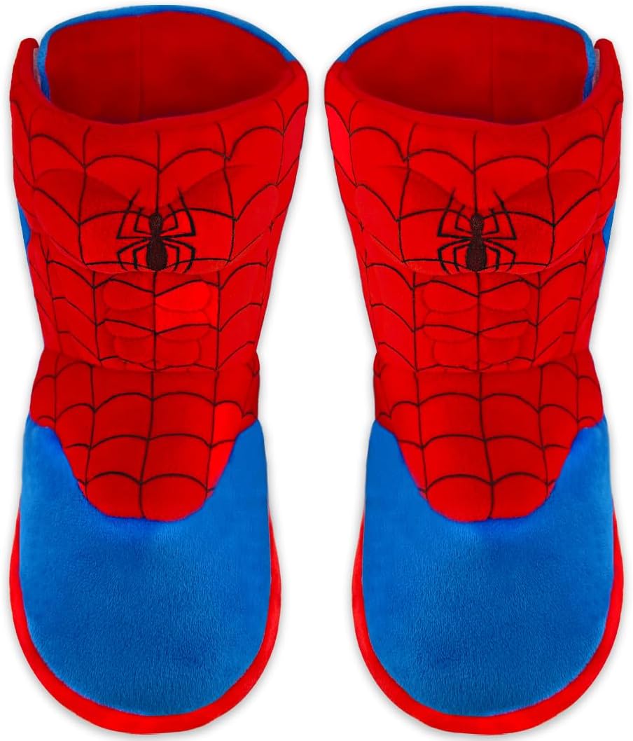 

Детские тапочки Dream Bridge для девочек, пинетки с единорогом, домашние тапочки-сапожки для малышей, милые плюшевые флисовые теплые мультяшные пинетки для дома и улицы, пушистые пинетки для мальчиков и девочек, красный