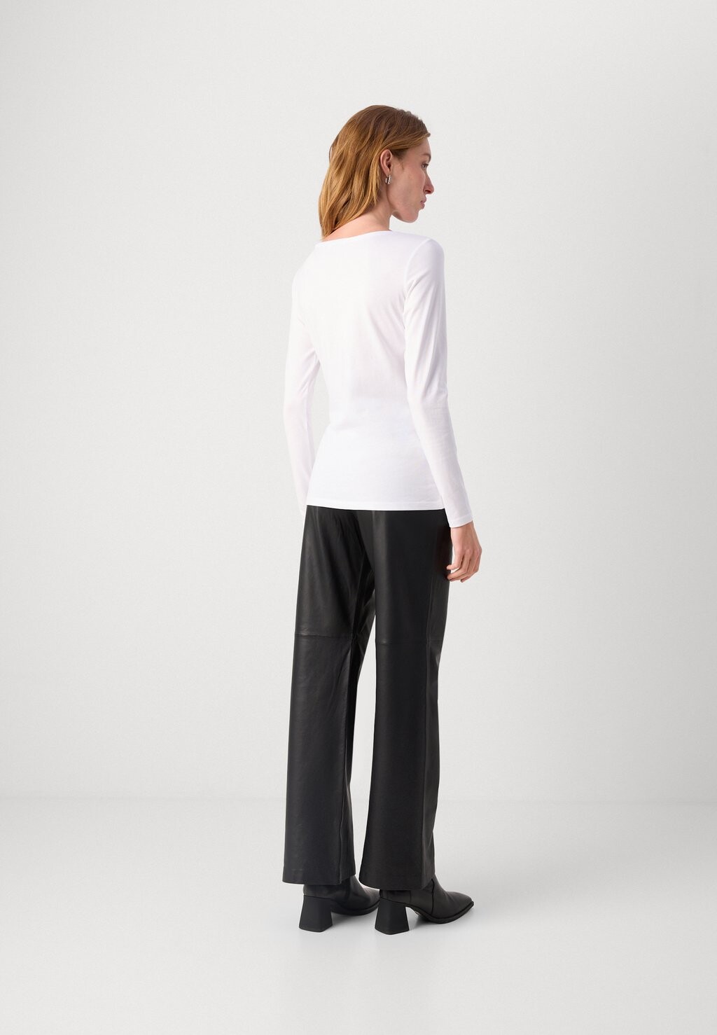 

Топ с длинными рукавами LONG SLEEVE ROUND NECK SOLID Marc O'Polo, белый