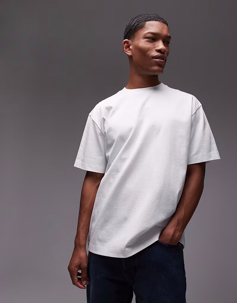 

Футболка Topman свободного кроя белого цвета