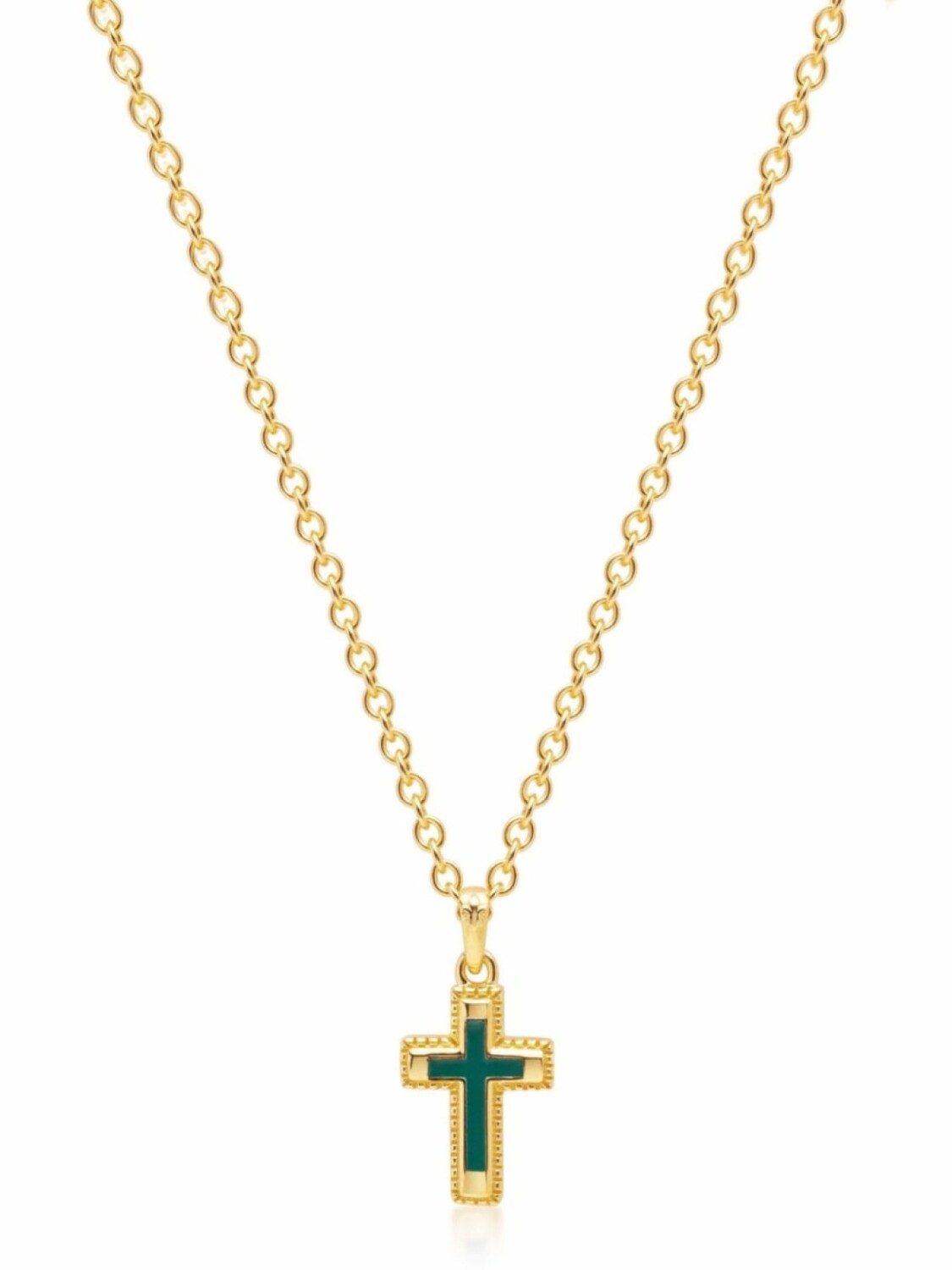 

Ожерелье с подвеской-крестом Nialaya Jewelry, золотой