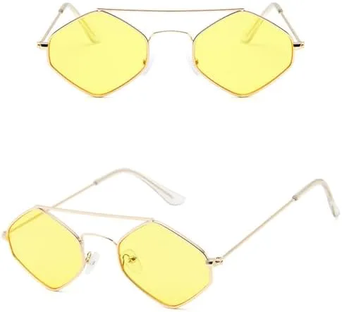 

Солнцезащитные очки Rivet в винтажном стиле для женщин и мужчин, без оправы, большие, с защитой от УФ-излучения UV400, мужские и женские, 2, один размер MTZJH