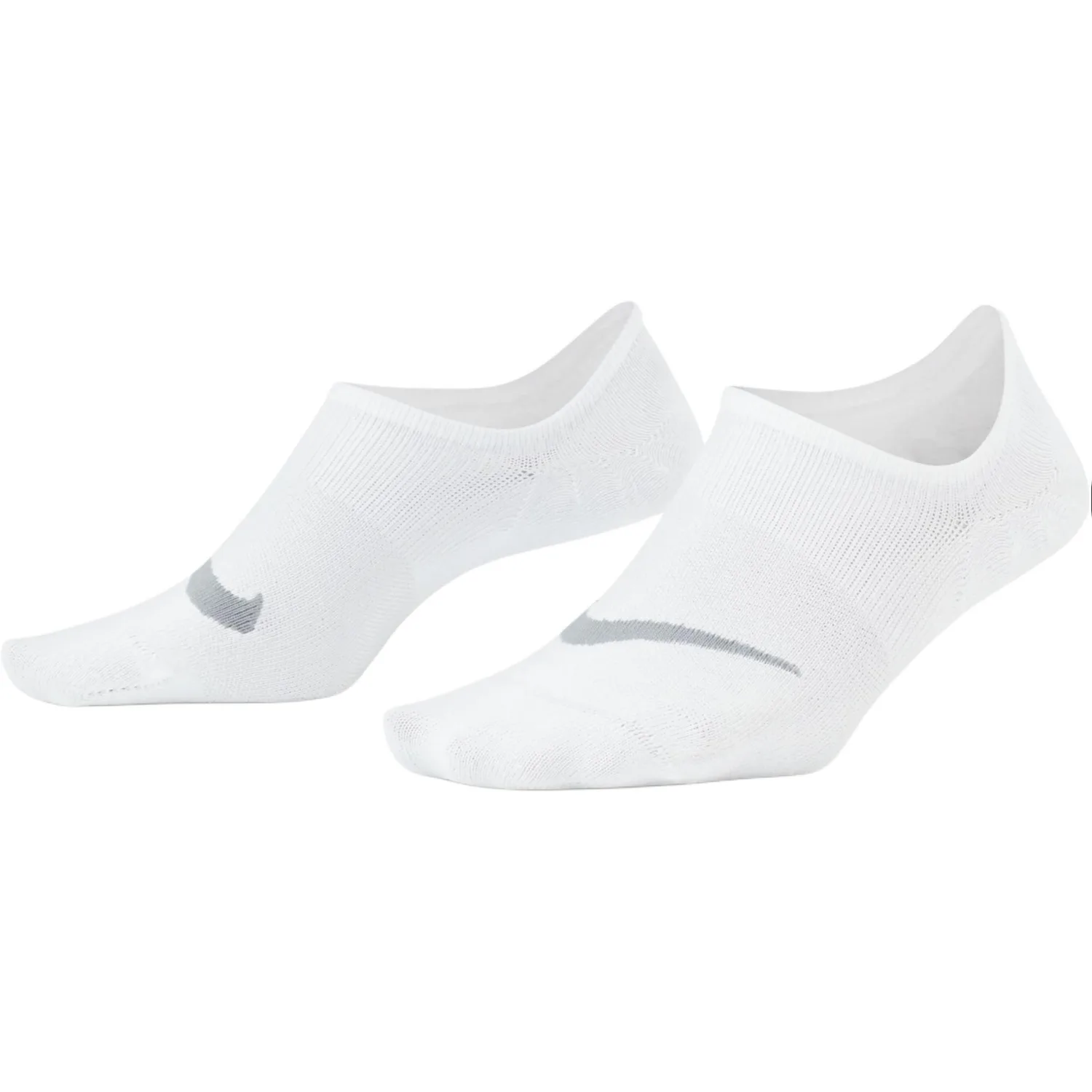 Женские легкие тренировочные носки Everyday Plus 3 пары Nike, 101 White/Wolf Gray — фото 3