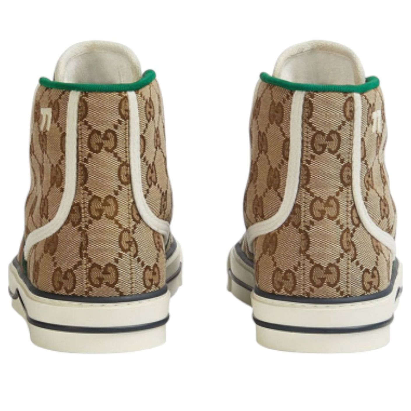 Топ (WMNS) Gucci Tennis 1977 High Top GG 'White Red Green' — фото 4