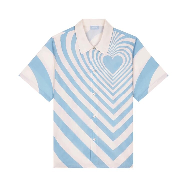 

Рубашка 3.PARADIS Heart Short-Sleeve Shirt, синий