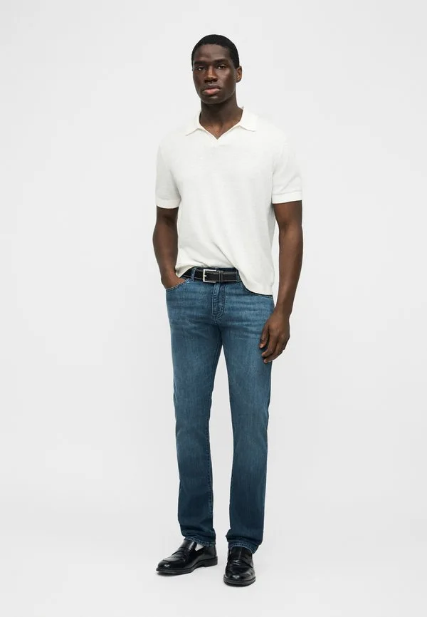 Узкие джинсы Emporio Armani, Medium Blue Denim — фото 2