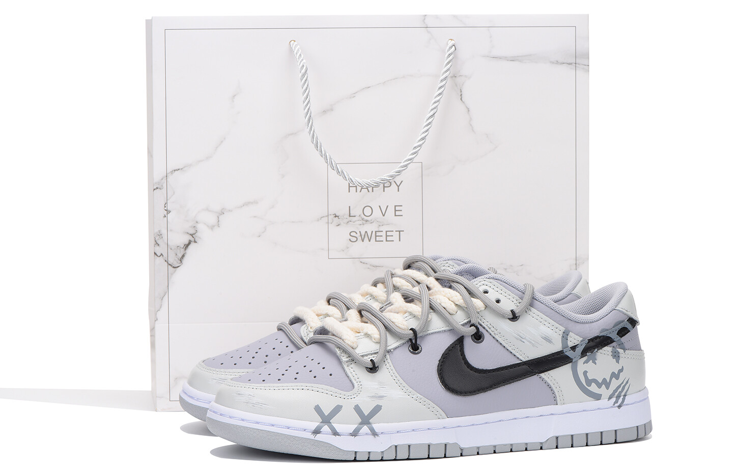 

Мужские кроссовки для скейтбординга Nike Dunk Low, серый