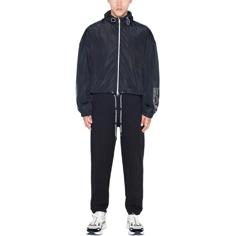 Повседневные брюки EA7 Emporio Armani Unisex Black — фото 4