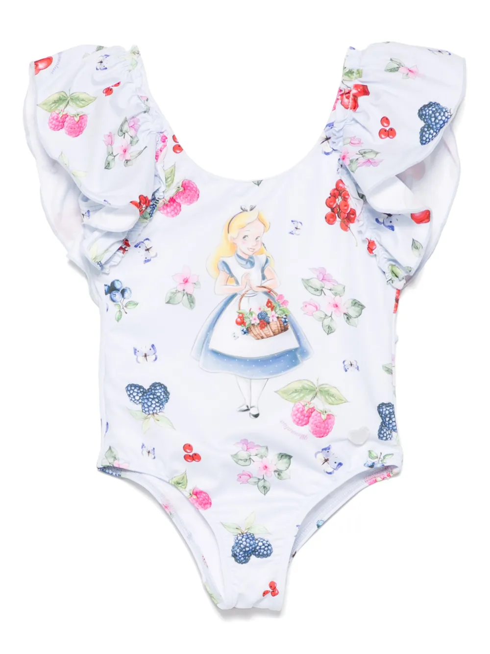 

Купальник с принтом Alice из коллаборации с Disney Monnalisa, синий