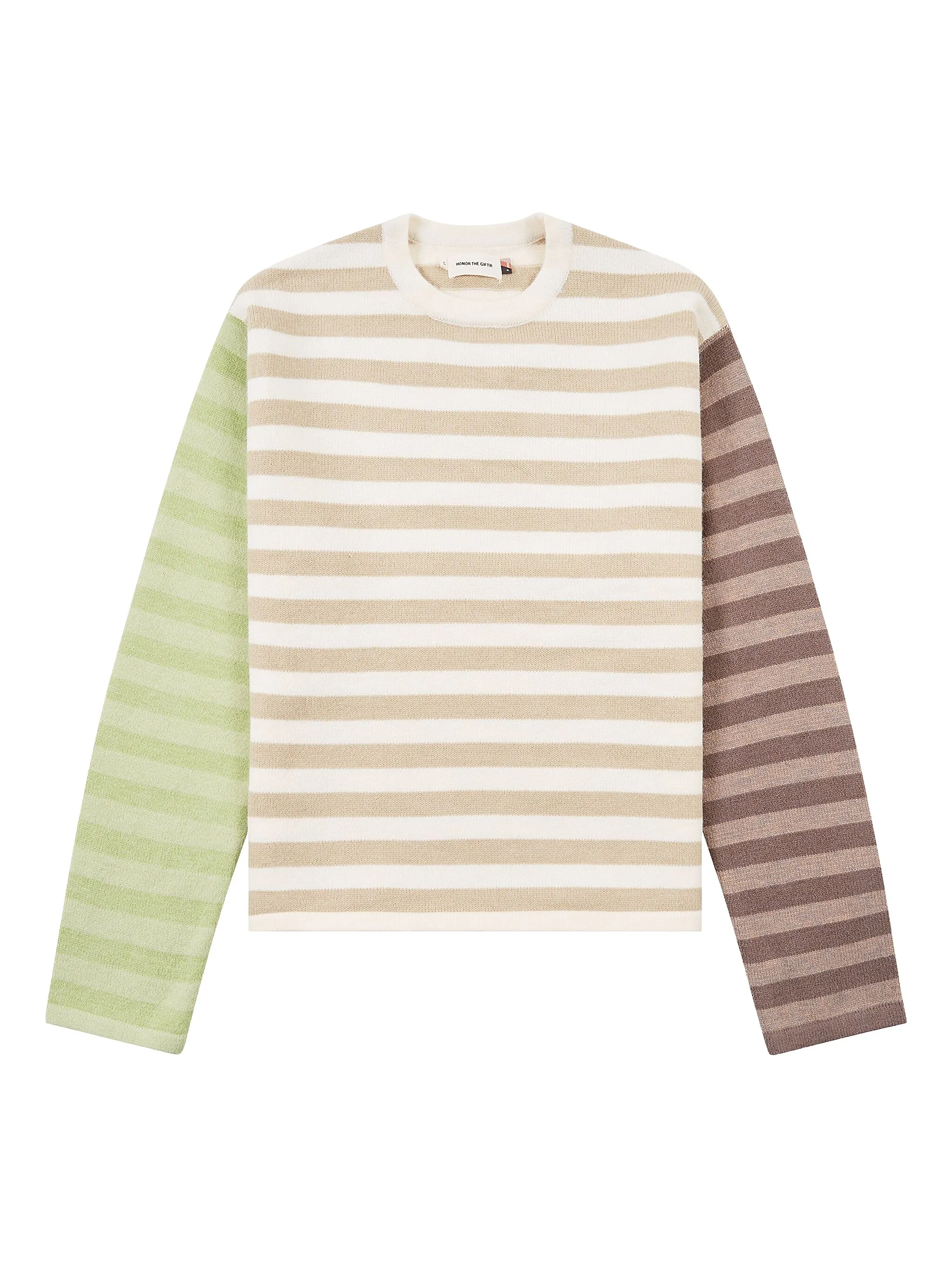 

Свитер в полоску Honor The Gift, бежевый