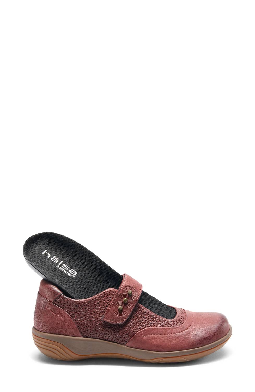 Женские туфли Aloe Mary Jane в темно-вишневом цвете Halsa Footwear, Dark Cherry — фото 4