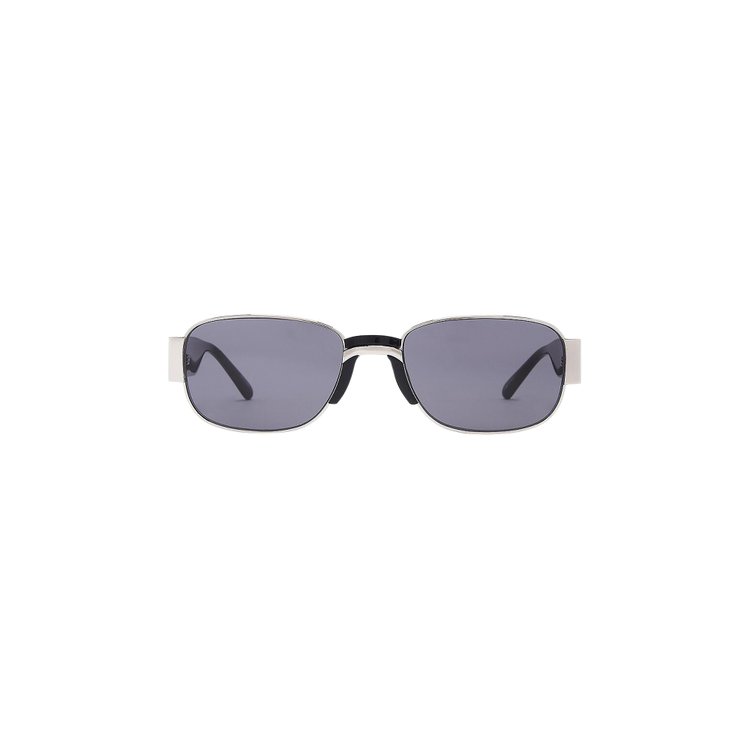 

Солнцезащитные очки Dries Van Noten Rectangular Sunglasses, цвет Nickel/Black/Grey