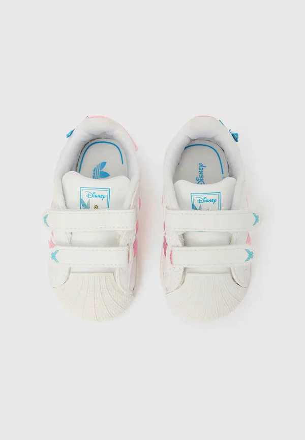 Кроссовки superstar ii унисекс Adidas Originals, White/Light Pink/Lucid Aquamarine — фото 4