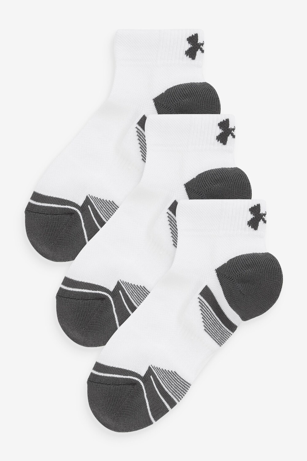 

3 пары технических носков с вырезом ниже щиколотки Under Armour, белый