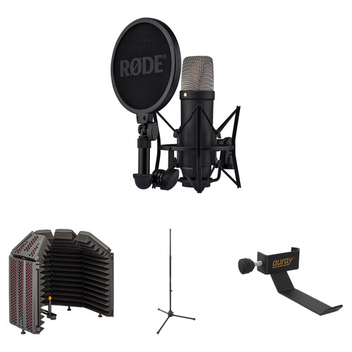 

Комплект Кардиоидных Конденсаторных XLR/USB Микрофонов RODE NT1 5-Го Поколения с Большой диафрагмой