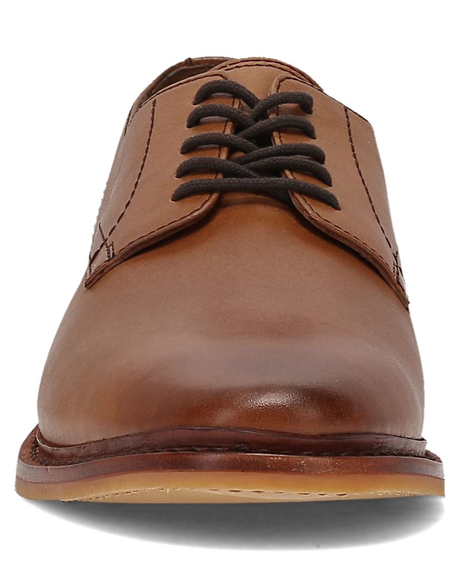 Мужские оксфордские туфли Paul на шнуровке с закругленным носком Frye, Saddle — фото 3