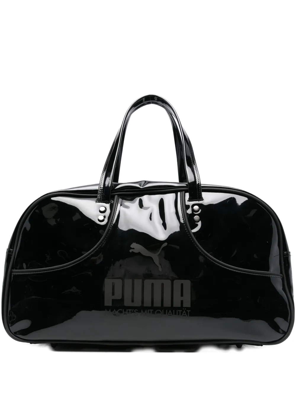 

1976 Grip — сумка из лакированной кожи с верхней ручкой PUMA, черный