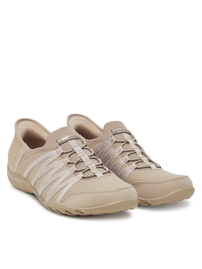 Кроссовки Slip-Ins: Breathe Easy - Roll With Me 100593/Tpe Skechers, бежевый — фото 2