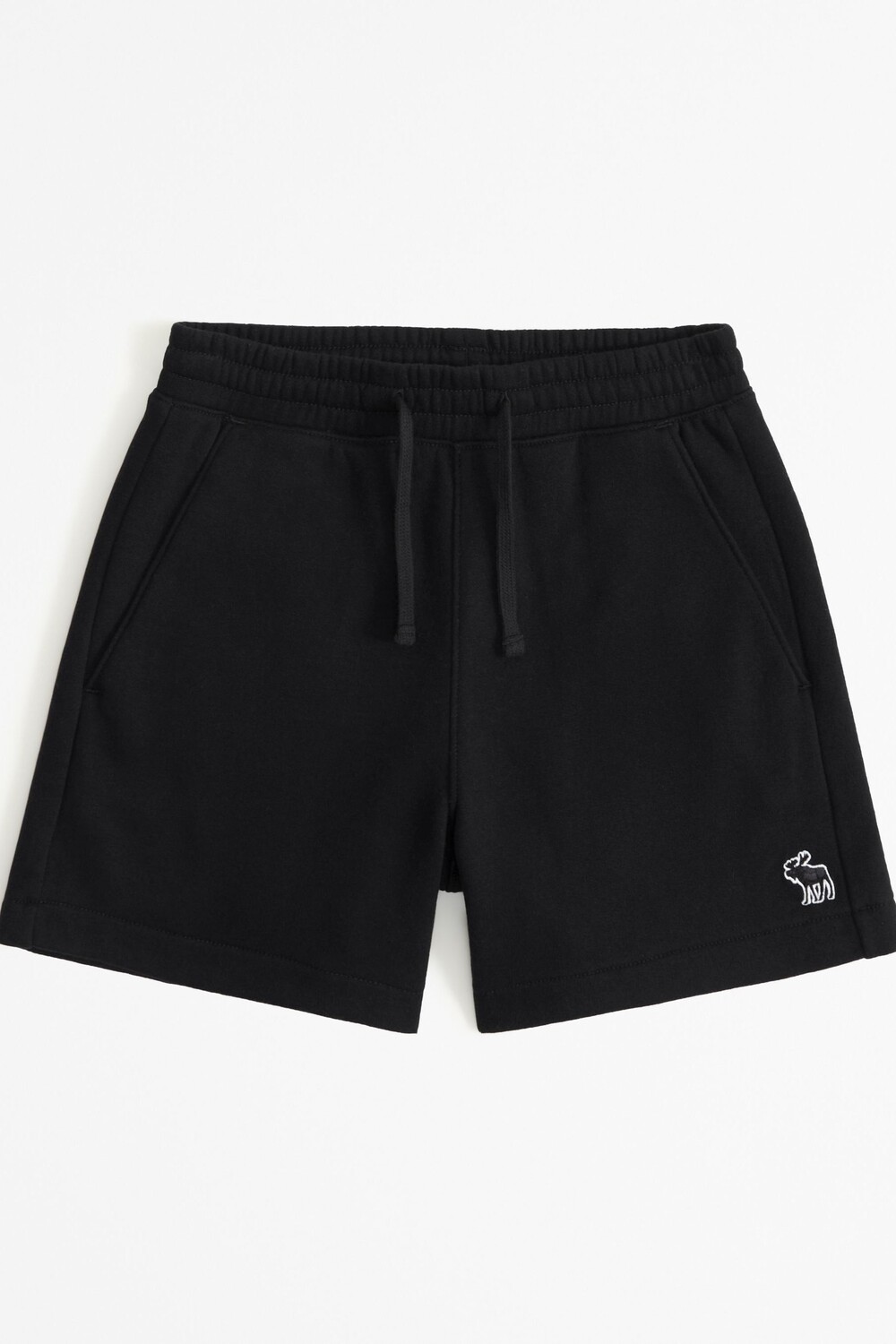 

Спортивные штаны из джерси с шортами Abercrombie & Fitch, черный