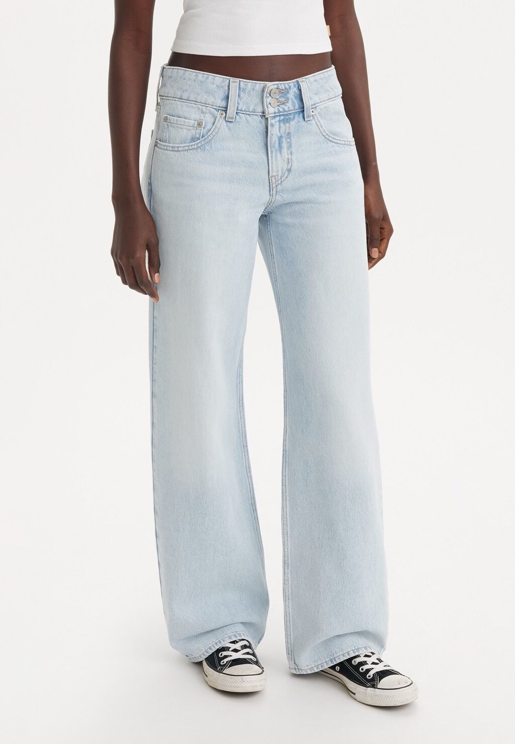 

Джинсы прямого кроя SUPERLOW Levi's, светло-голубой деним