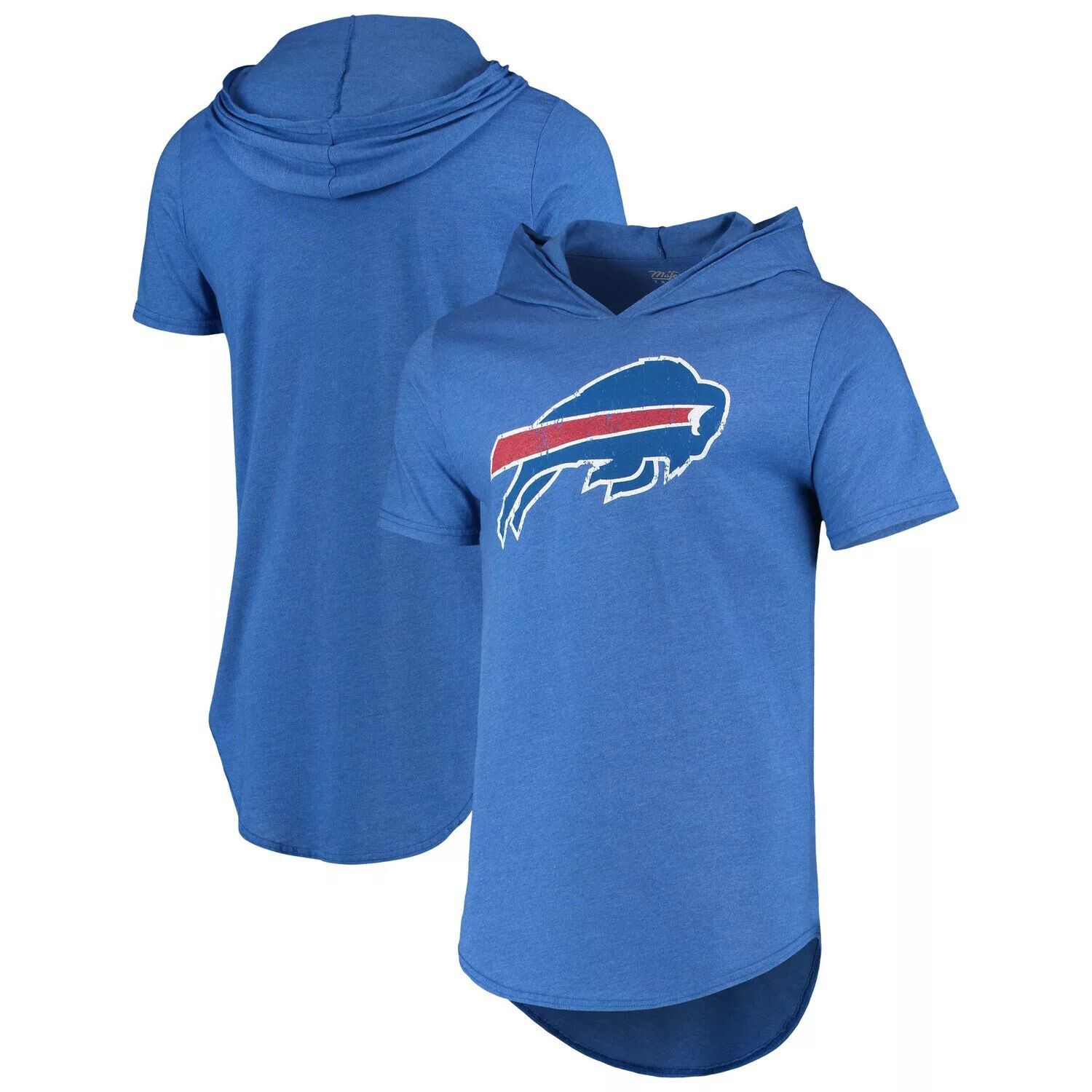 

Мужская футболка с капюшоном и логотипом Royal Buffalo Bills Tri-Blend Majestic
