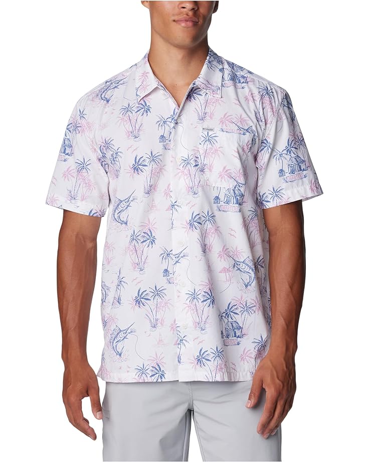 

Рубашка Columbia Trollers Best S/S, цвет White/Scribbled