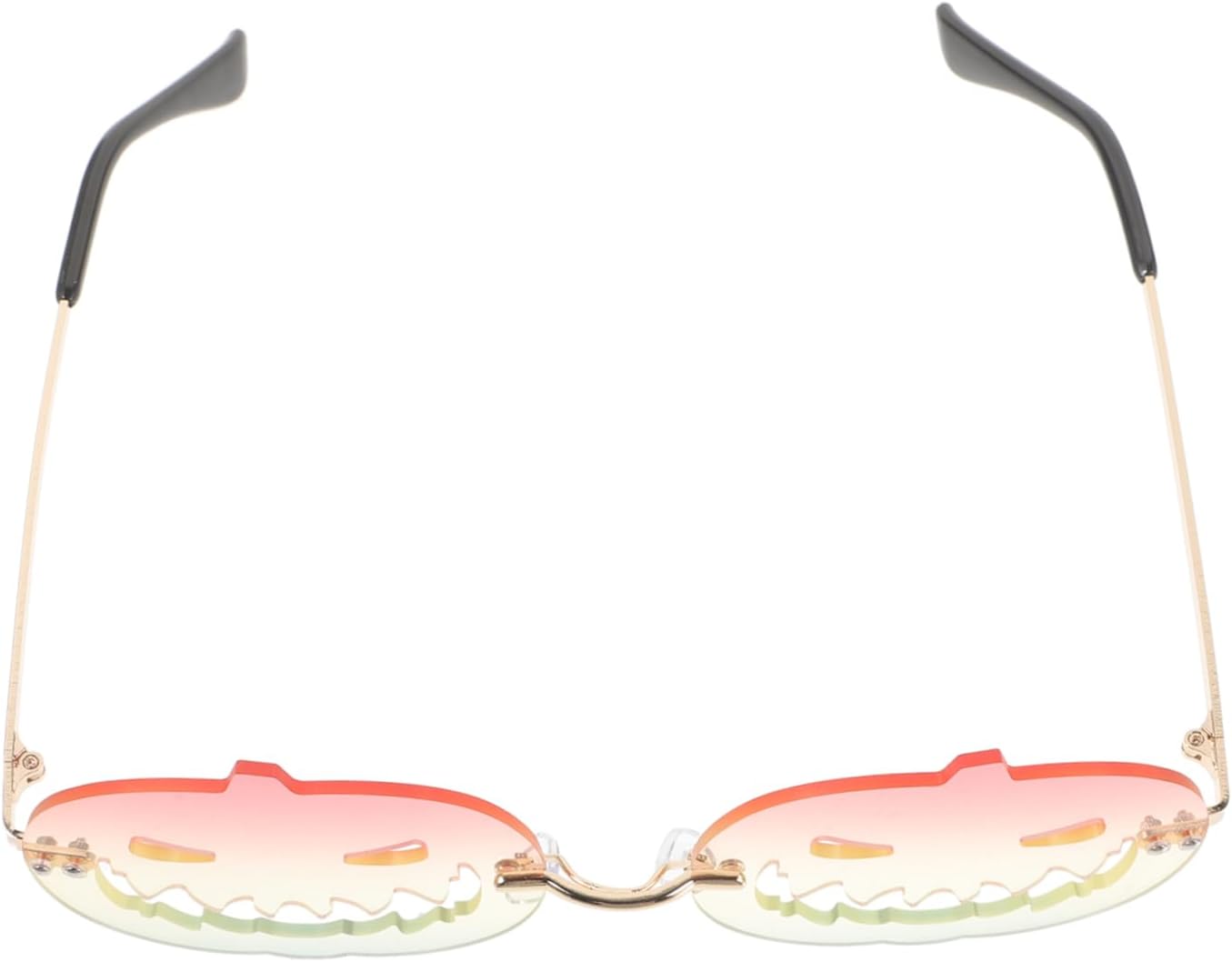 

1 пара забавных солнцезащитных очков без оправы в форме тыквы для вечеринок на Хэллоуин. Легкие, стильные, с защитой от УФ-излучения. Уникальный, привлекательный дизайн. Подходят для мужчин и женщин GLSTOY, Multi