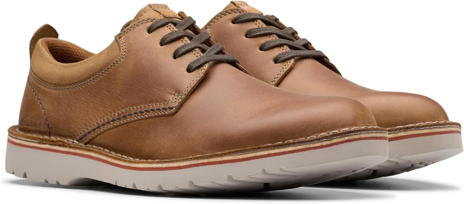 Мужские низкие оксфорды Clarks Eastridge, светло-коричневый — фото 3