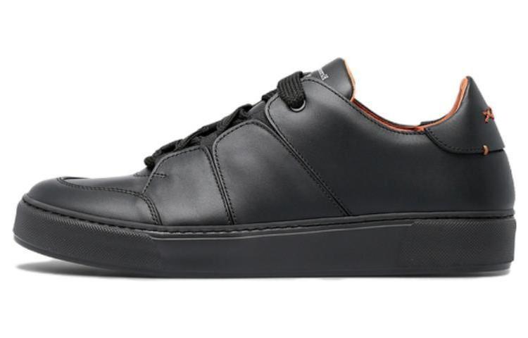 

Zegna Мужские черные низкие кеды для скейтбординга Ermenegildo Zegna