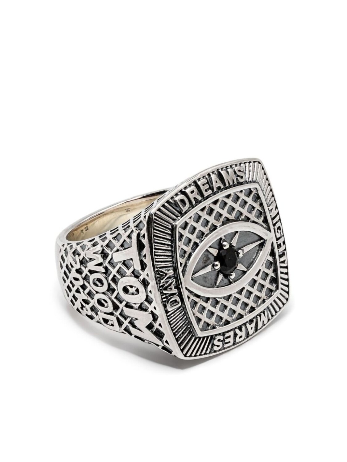 

Перстень Championship Black Eye Signet Tom Wood, серебряный