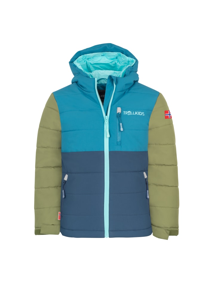 

Куртка для лыж/сноуборда Hemsedal XT темно-морского/соснового зеленого цвета Trollkids