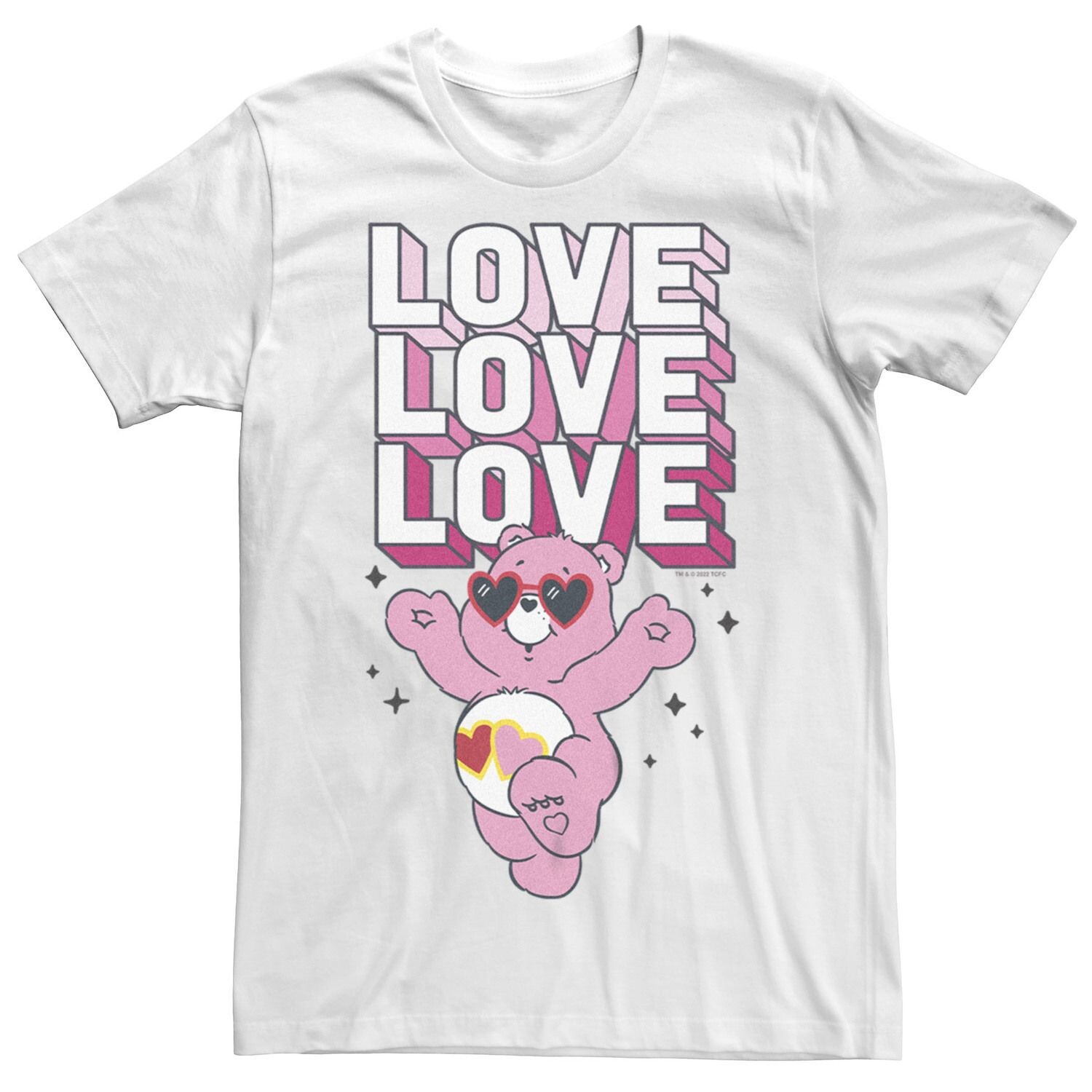 

Детская футболка с рисунком Care Bears Love Stack Licensed Character