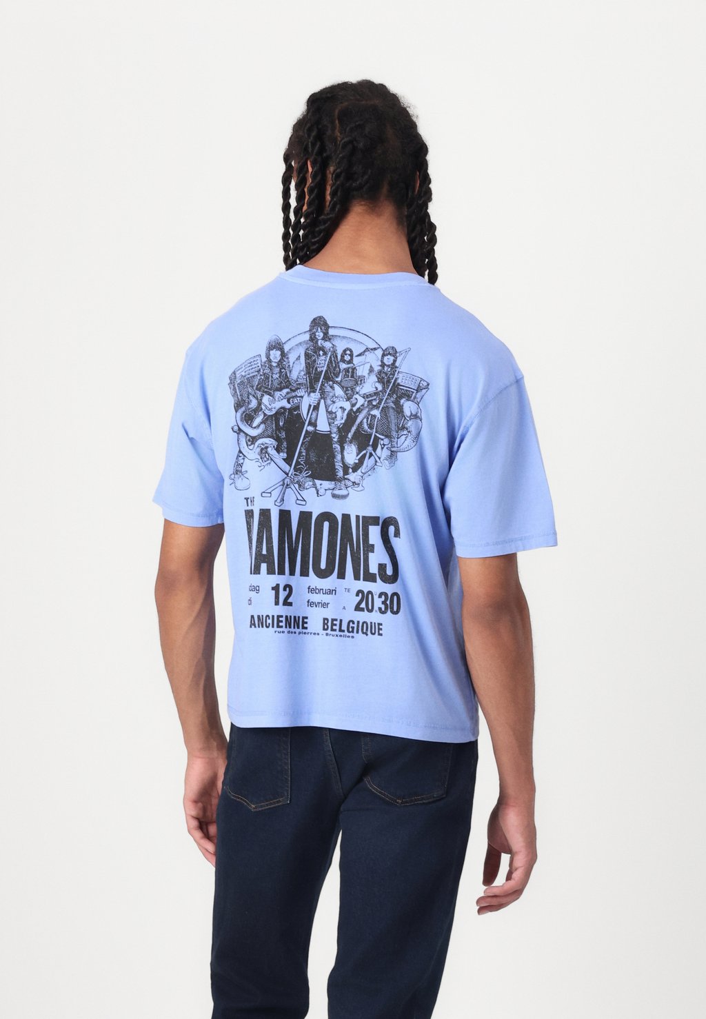 

Футболка с принтом RAMONES CROP GAP, синий