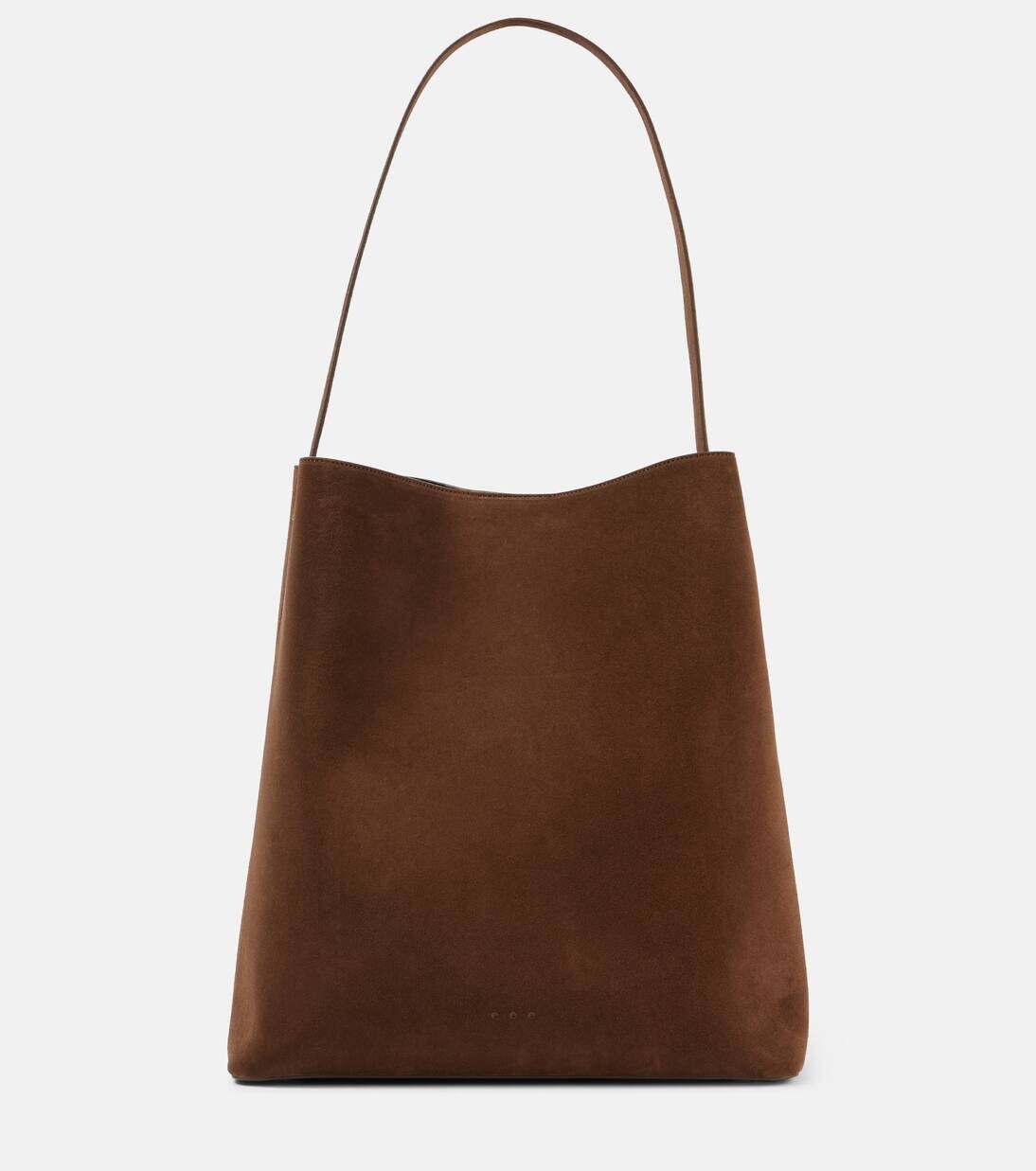 

Большая замшевая сумка-тоут Sac Aesther Ekme, цвет suede chocolate