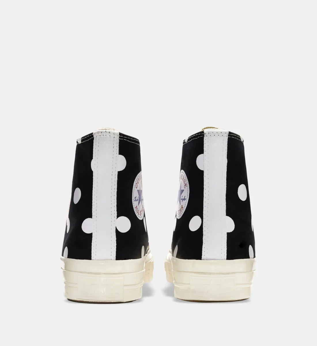 Фирменные высокие кеды из хлопка Comme Des Garçons Play, черный — фото 3