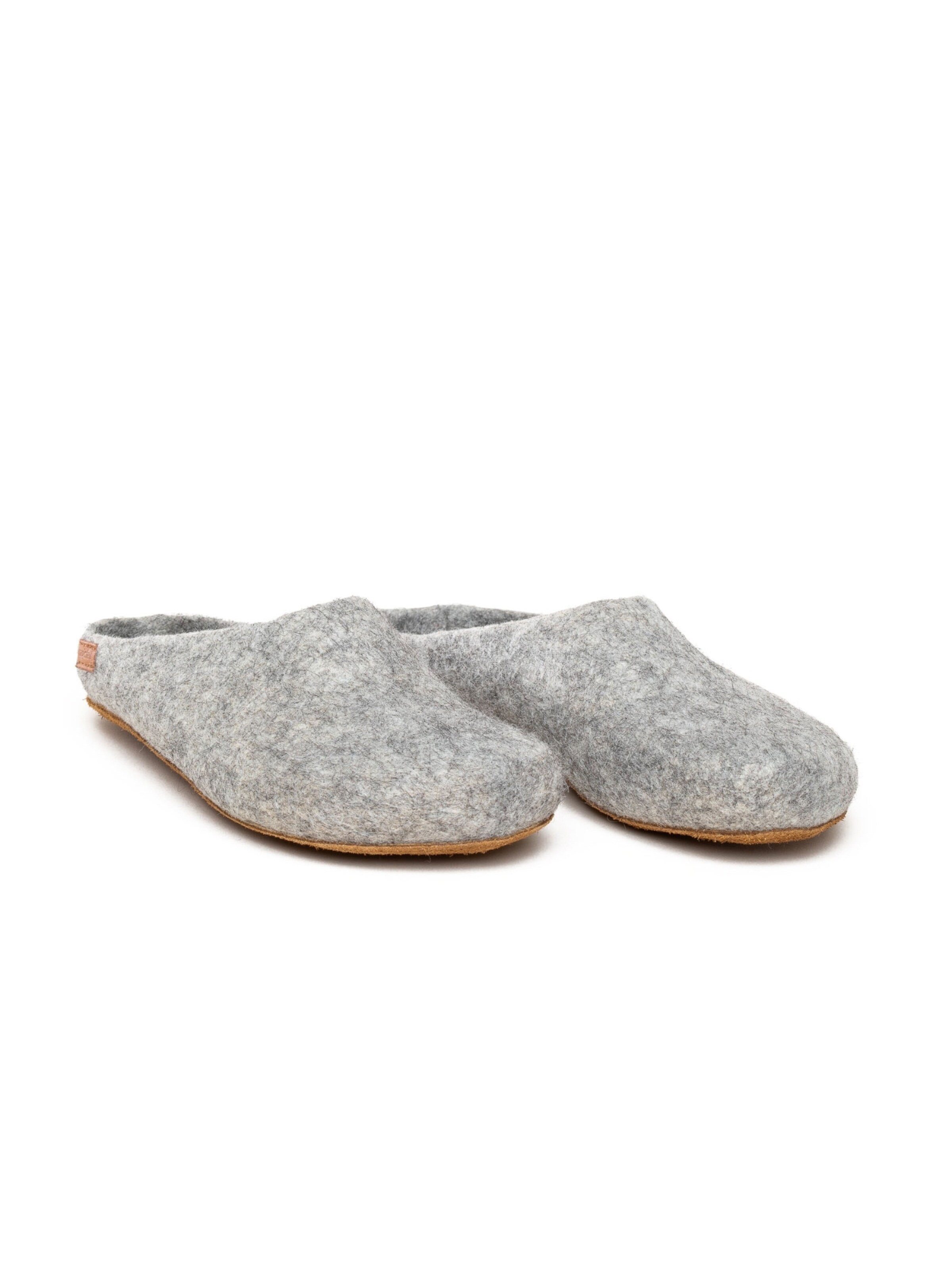 Тапочки 'Filzpantoffel Magicfelt 713' в светло-сером цвете — фото 4