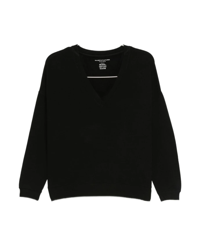 

Свитшот Nero осень-зима 2025: обновление гардероба Majestic Filatures, черный