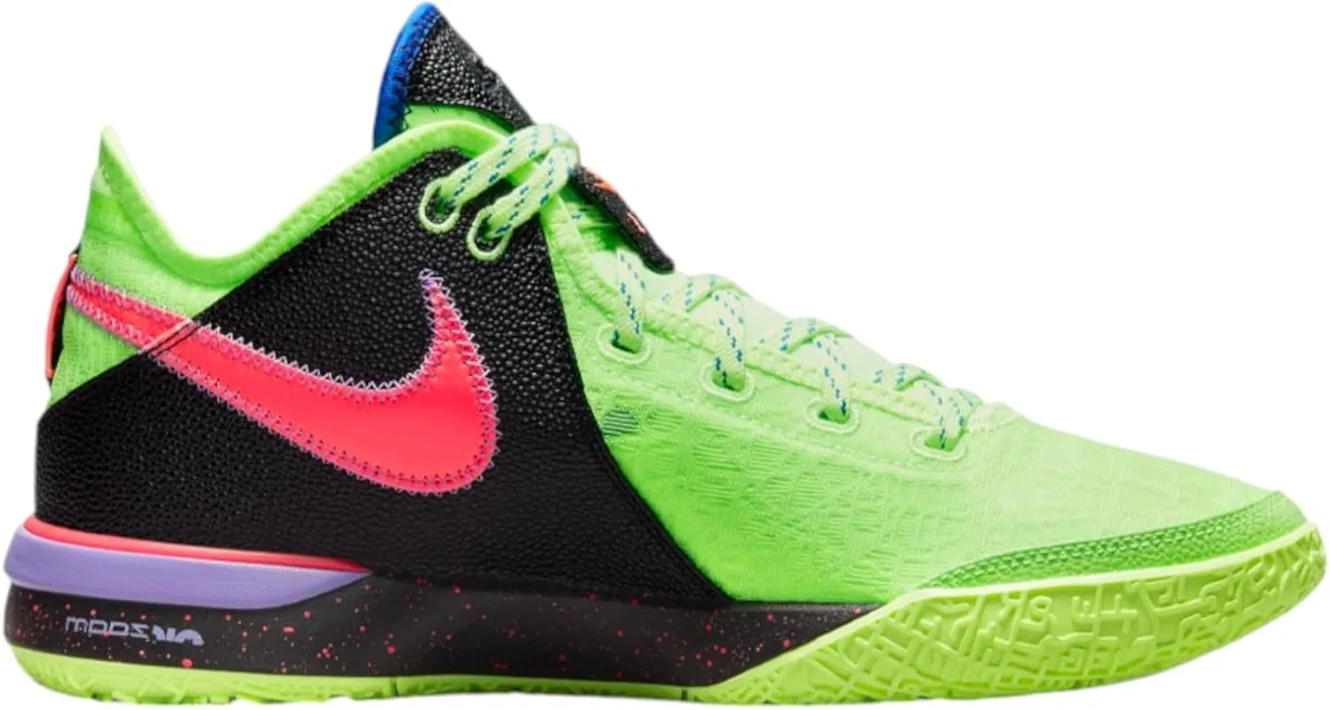 Женские кроссовки Nike Air Force One PLT.AF.ORM, Ghost Green Space Purple Black Racer Blue — фото 3