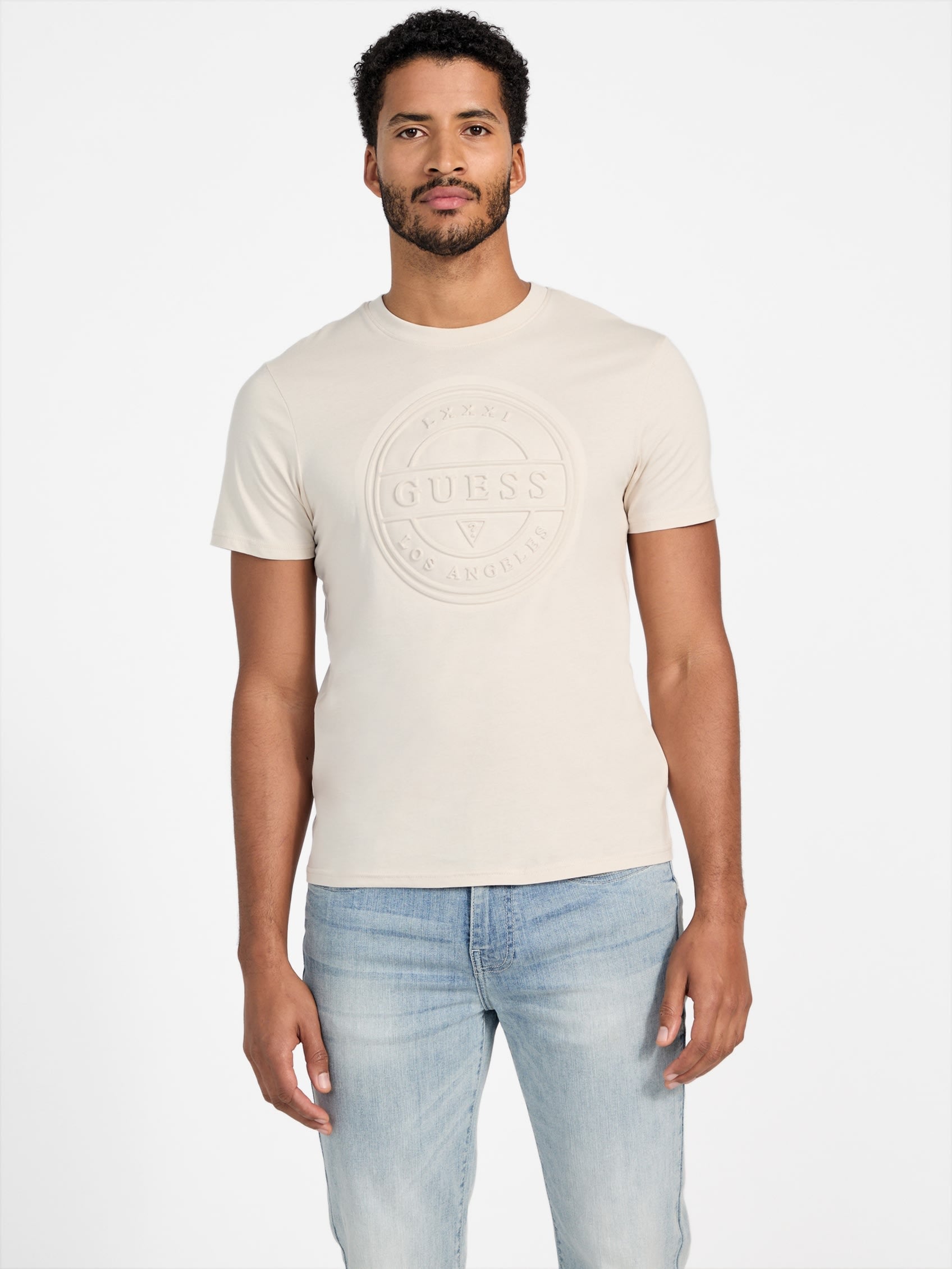 

Футболка с логотипом Eco Breal Guess Factory, цвет over night oats