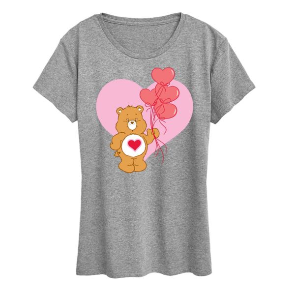 

Футболка с принтом Care Bears "Нежное сердце" для женщин Licensed Character, серый