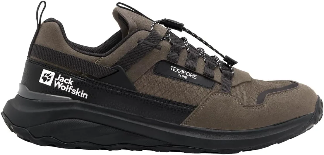 Мужские кроссовки для ходьбы Jack Wolfskin Dromoventure Athletic Texapore Low M, кофейный